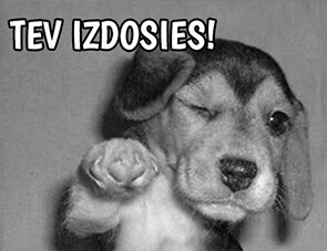 Tev izdosies!